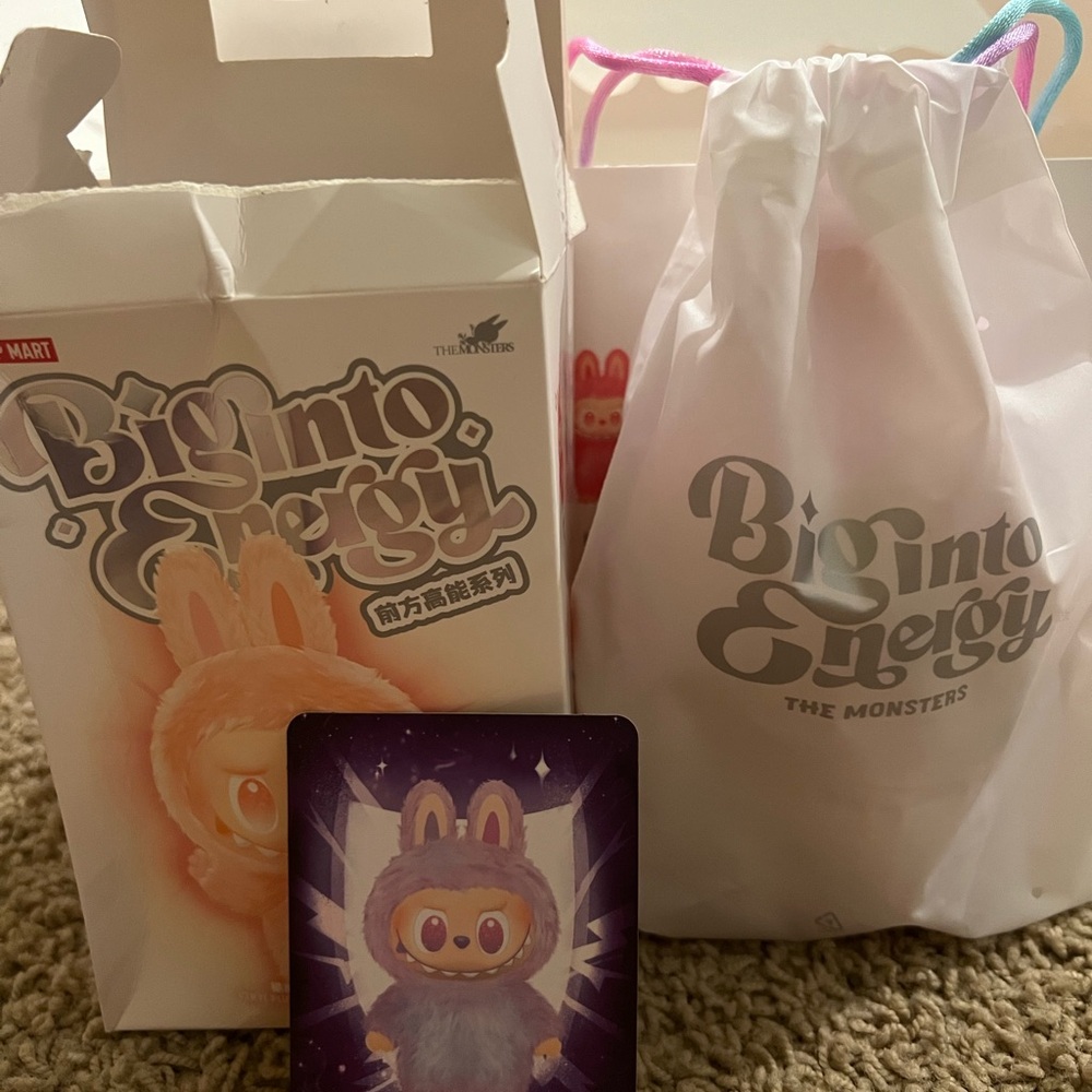 Biginto Energy The Monsters Purple Collectible Figure